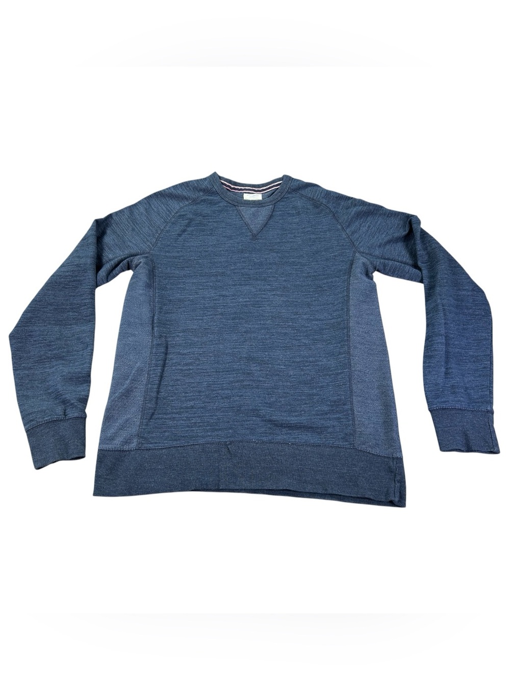 Champion French Terry Crewneck Sweatshirt Men’s M Heather Navy Sporty Prep Retro